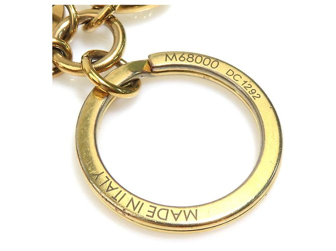 Portachiavi Louis Vuitton oro D'oro - vista 10