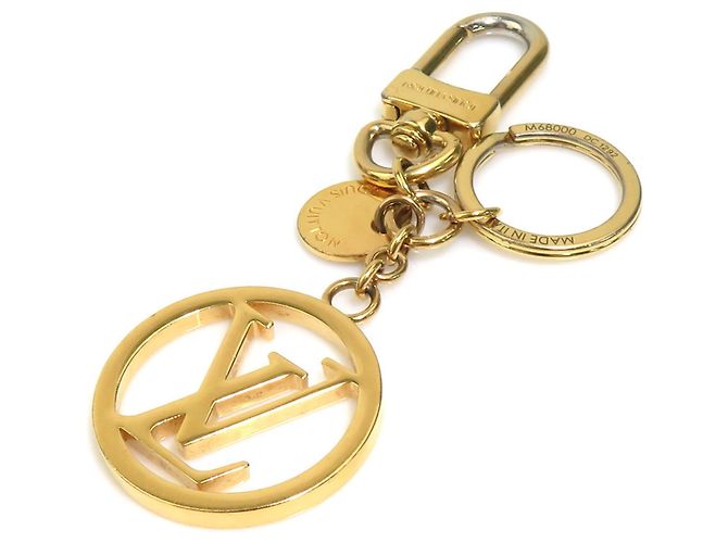 Portachiavi Louis Vuitton oro D'oro - vista 2