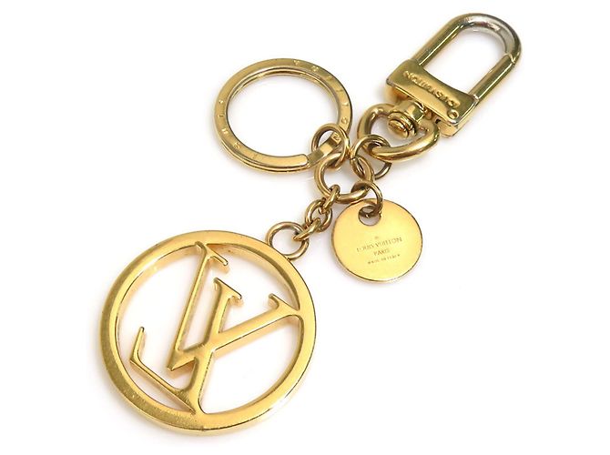 Portachiavi Louis Vuitton oro D'oro - vista 4