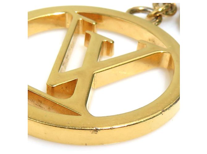 Portachiavi Louis Vuitton oro D'oro - vista 7