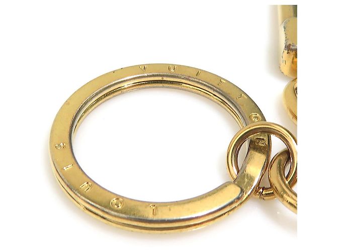 Portachiavi Louis Vuitton oro D'oro - vista 8