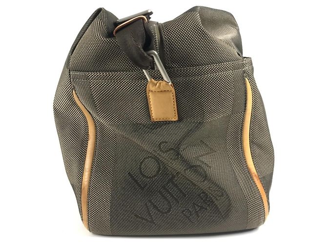 Bolso de Viaje Louis Vuitton Damier Geant Souverain Caqui - vista 3