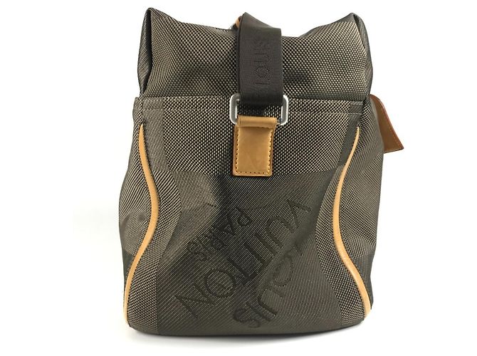 Bolso de Viaje Louis Vuitton Damier Geant Souverain Caqui - vista 5