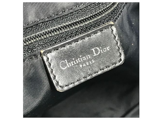 Borsa a tracolla Christian Dior Dior Trotter Logo Nero - vista 15