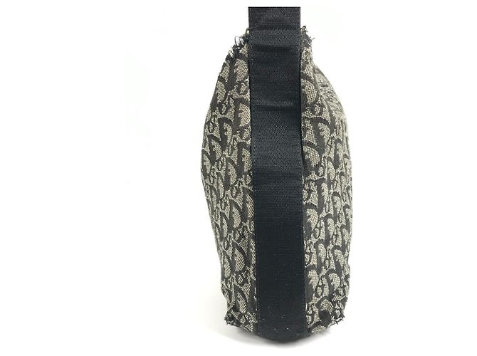 Borsa a tracolla Christian Dior Dior Trotter Logo Nero - vista 3