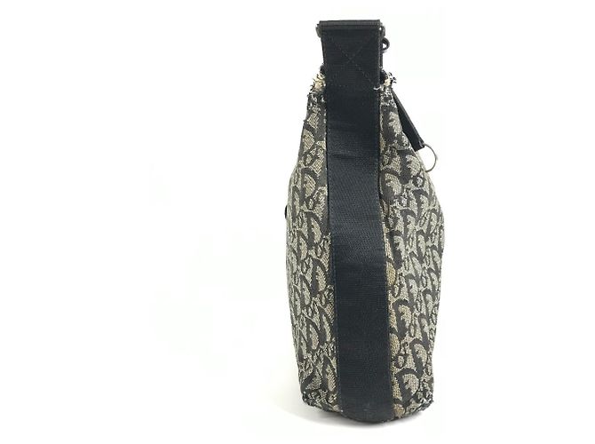 Borsa a tracolla Christian Dior Dior Trotter Logo Nero - vista 4