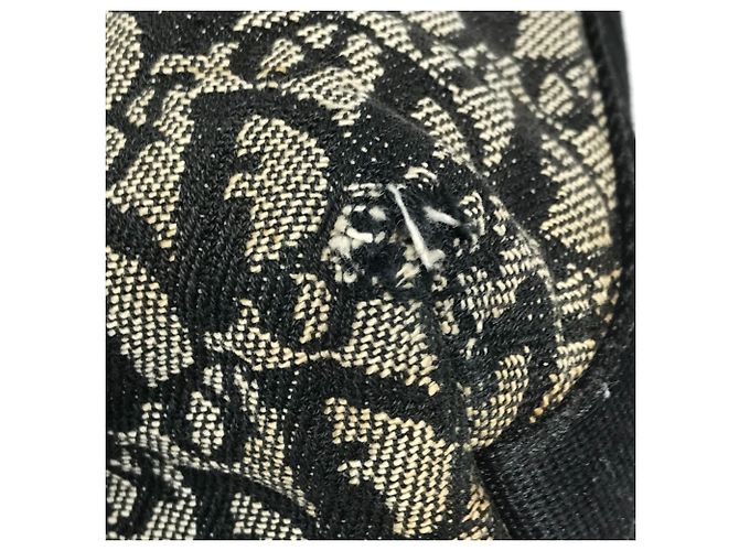 Borsa a tracolla Christian Dior Dior Trotter Logo Nero - vista 8