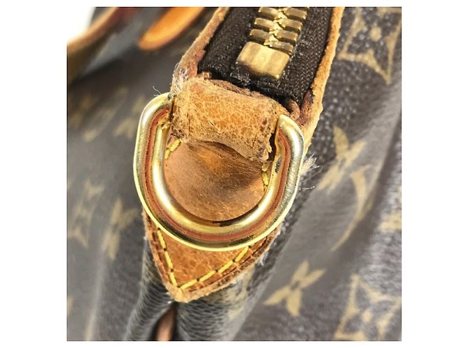Borsa Louis Vuitton Monogram Palermo PM Marrone - vista 10