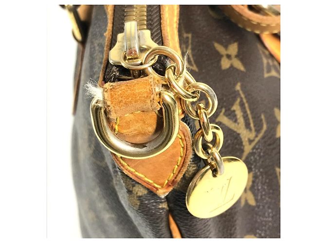 Borsa Louis Vuitton Monogram Palermo PM Marrone - vista 11