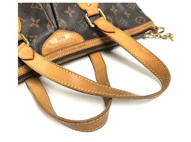 Borsa Louis Vuitton Monogram Palermo PM Marrone - vista 12
