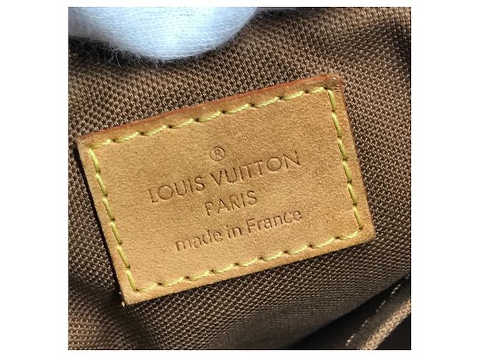 Borsa Louis Vuitton Monogram Palermo PM Marrone - vista 14