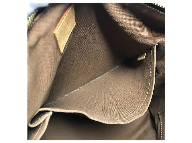 Borsa Louis Vuitton Monogram Palermo PM Marrone - vista 16
