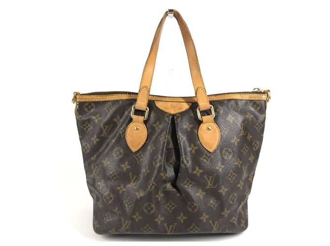 Borsa Louis Vuitton Monogram Palermo PM Marrone - vista 2