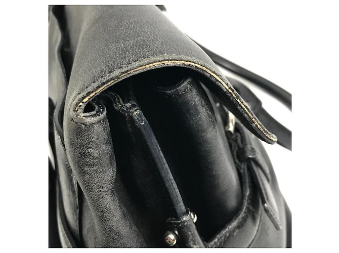 Borsa a tracolla Salvatore Ferragamo con logo Gancini Nero - vista 10