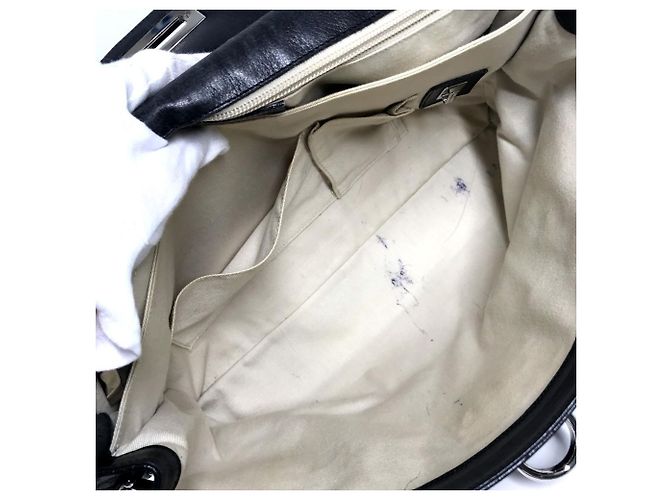 Borsa a tracolla Salvatore Ferragamo con logo Gancini Nero - vista 14