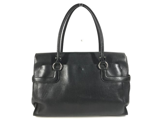 Borsa a tracolla Salvatore Ferragamo con logo Gancini Nero - vista 2
