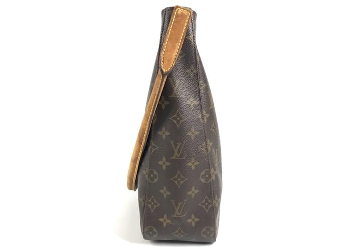 Borsa Louis Vuitton Monogram Looping GM Marrone - vista 4