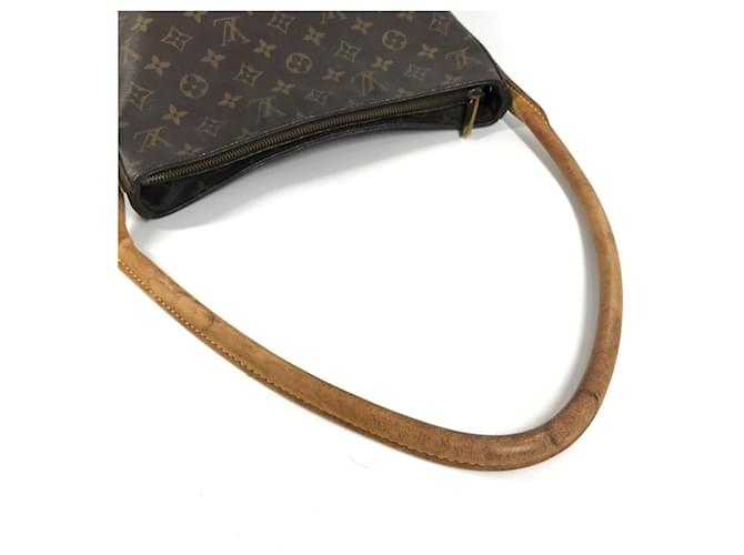 Borsa Louis Vuitton Monogram Looping GM Marrone - vista 5