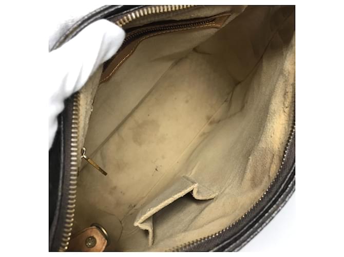Borsa Louis Vuitton Monogram Looping GM Marrone - vista 9