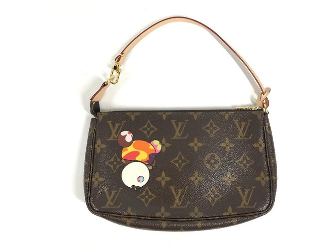 Louis Vuitton Monogram Panda Pochette Accessoires Marrone - vista 2