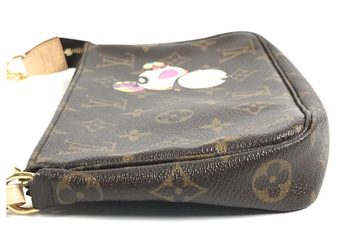Louis Vuitton Monogram Panda Pochette Accessoires Marrone - vista 4