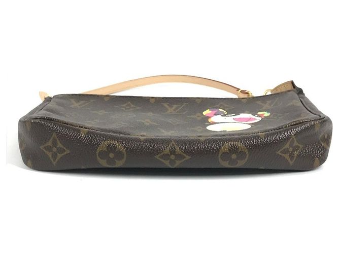 Louis Vuitton Monogram Panda Pochette Accessoires Marrone - vista 5