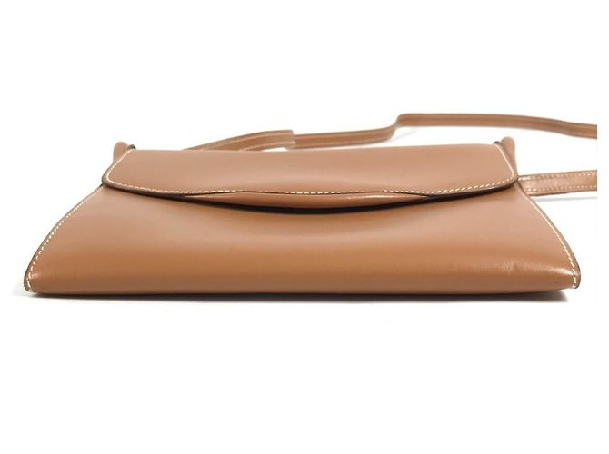 Hermès Hermes Vintage Chamonix Lederschultertasche Braun - Ansicht 5