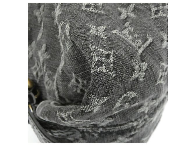 Borsa Louis Vuitton Monogram Denim Neo Cabby MM Nero - vista 2
