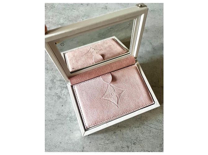 Louis Vuitton Monogram Schmuckkästchen mit Spiegel Pink Weiß - Ansicht 13