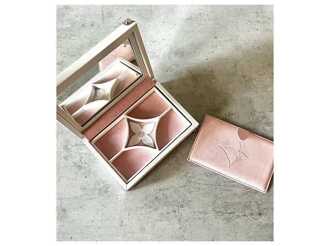 Louis Vuitton Monogram Schmuckkästchen mit Spiegel Pink Weiß - Ansicht 2