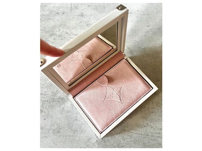 Louis Vuitton Monogram Schmuckkästchen mit Spiegel Pink Weiß - Ansicht 7