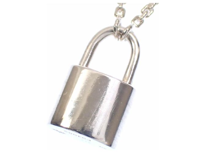 Pendente collana Louis Vuitton Silver Lockit - vista 5