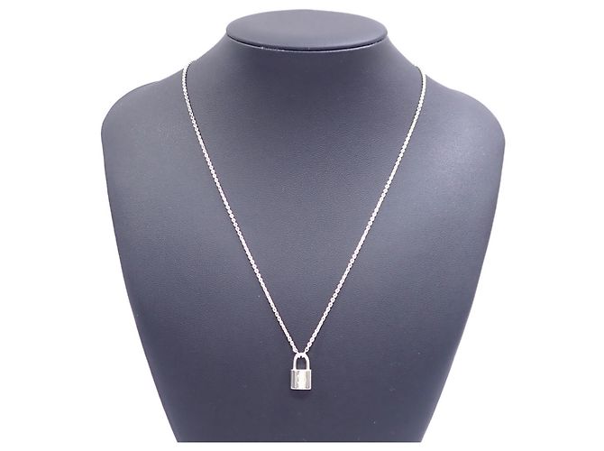 Pendente collana Louis Vuitton Silver Lockit - vista 9