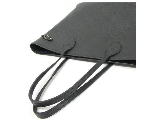 Bolso Louis Vuitton Monogram Empreinte Neverfull MM Negro - vista 4