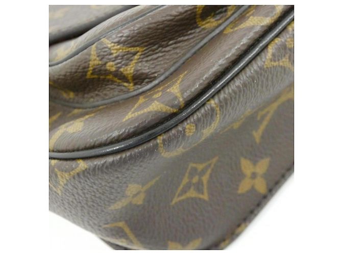 Borsa a tracolla Louis Vuitton Monogram Passy Marrone - vista 3