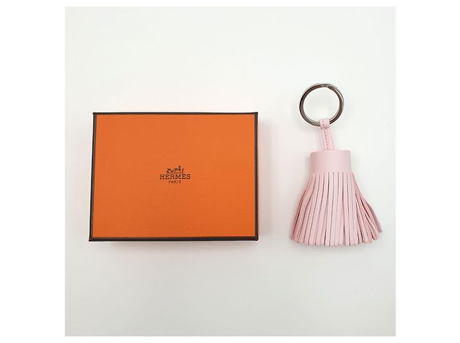 Hermès Portachiavi Carmen Rose Darling agnello Milo Rosa - vista 5