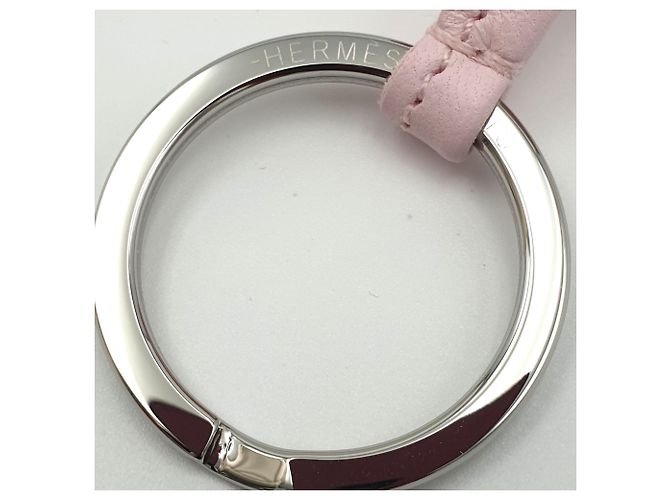 Hermès Portachiavi Carmen Rose Darling agnello Milo Rosa - vista 6