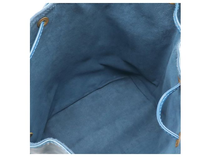 Borsa a Spalla Louis Vuitton Epi Noe Blu - vista 10