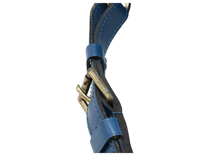 Borsa a Spalla Louis Vuitton Epi Noe Blu - vista 8