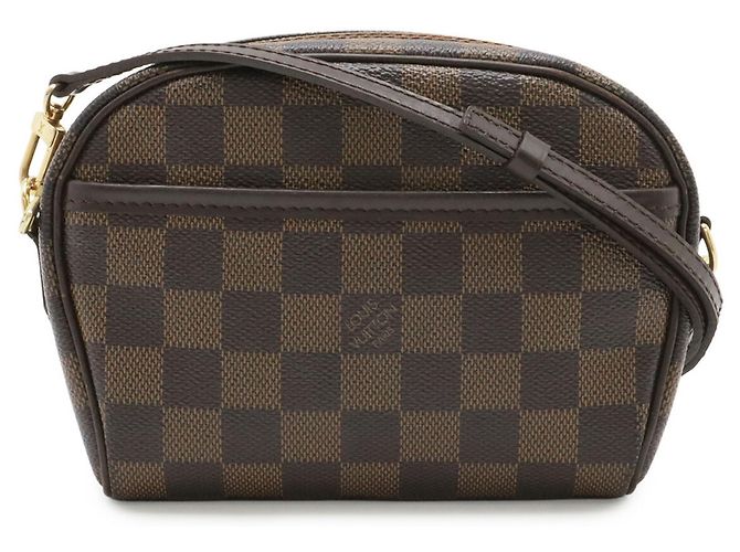 Borsa a tracolla Louis Vuitton Damier Pochette Ipanema Marrone - vista 2