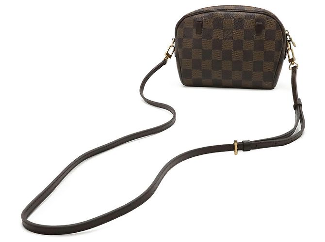 Borsa a tracolla Louis Vuitton Damier Pochette Ipanema Marrone - vista 3