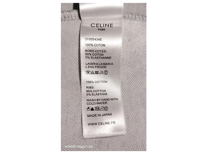 Céline Celine Paris Sweatpants mit Strass Grau - Ansicht 10