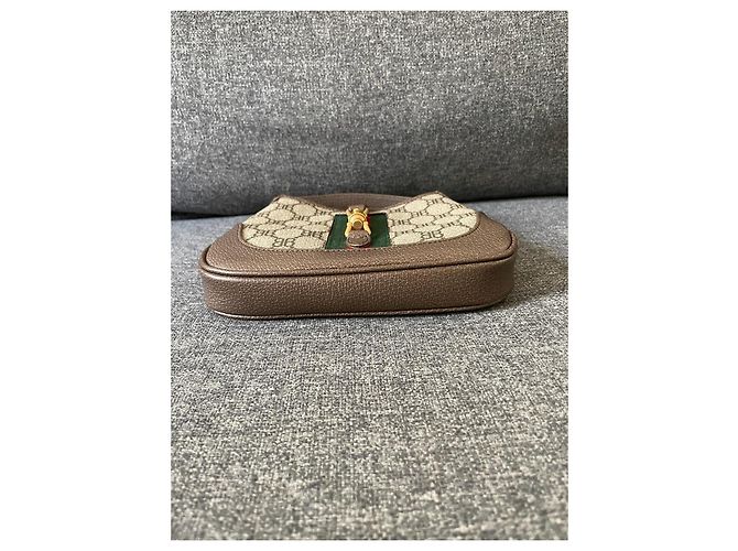 Gucci x Balenciaga The Hacker Project Borsa Jackie 1961 Mini Beige - vista 11