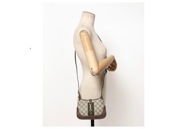 Gucci x Balenciaga The Hacker Project Borsa Jackie 1961 Mini Beige - vista 15