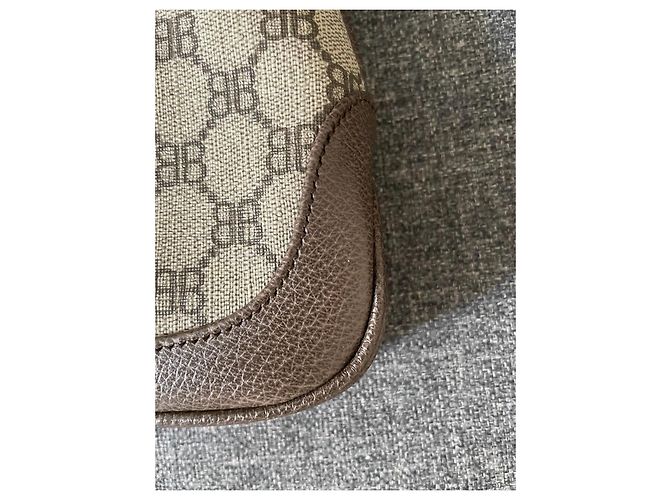 Gucci x Balenciaga The Hacker Project Borsa Jackie 1961 Mini Beige - vista 9
