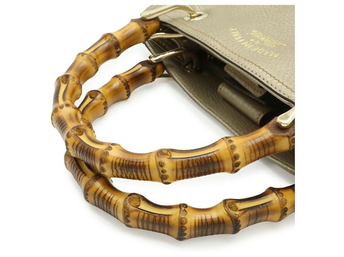 Gucci Bamboo Small Shopper Handtasche Golden - Ansicht 5