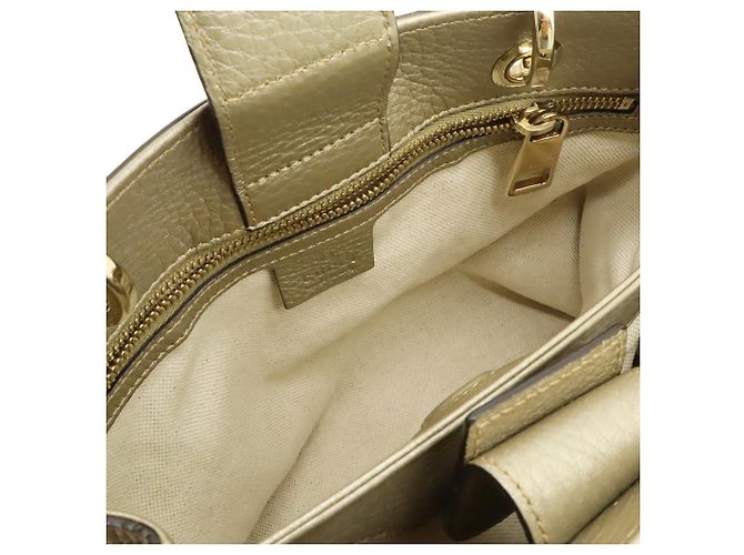 Gucci Bamboo Small Shopper Handtasche Golden - Ansicht 7