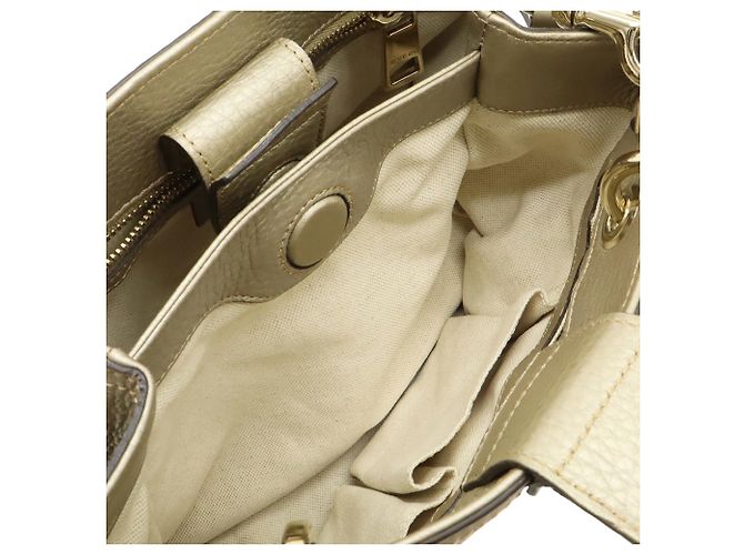 Gucci Bamboo Small Shopper Handtasche Golden - Ansicht 8