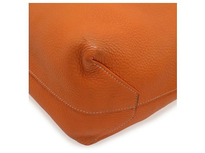 Hermès Borsa Tote Hermes Double Sens 45 Arancione Giallo - vista 4