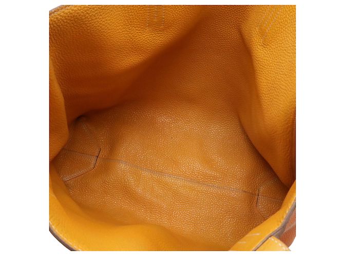 Hermès Borsa Tote Hermes Double Sens 45 Arancione Giallo - vista 9
